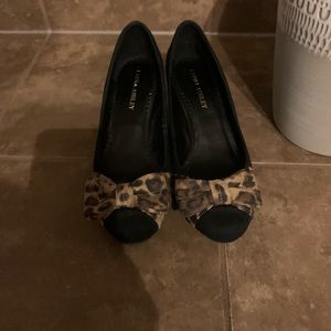 Women’s Bow Ties Leopard low heels